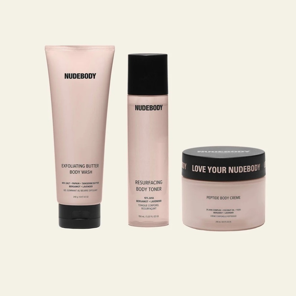 NUDEBODY 3-PIECE KIT WITH COSMETIC CASE - Picture 2 of 12